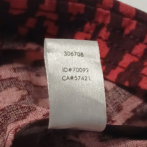 Ann Taylor LOFT Fuchsia/Magenta Linen Blend Chevron A-line Skirt Sz 2 - Picture 7 of 10